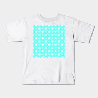 Snowflakes Mint Kids T-Shirt